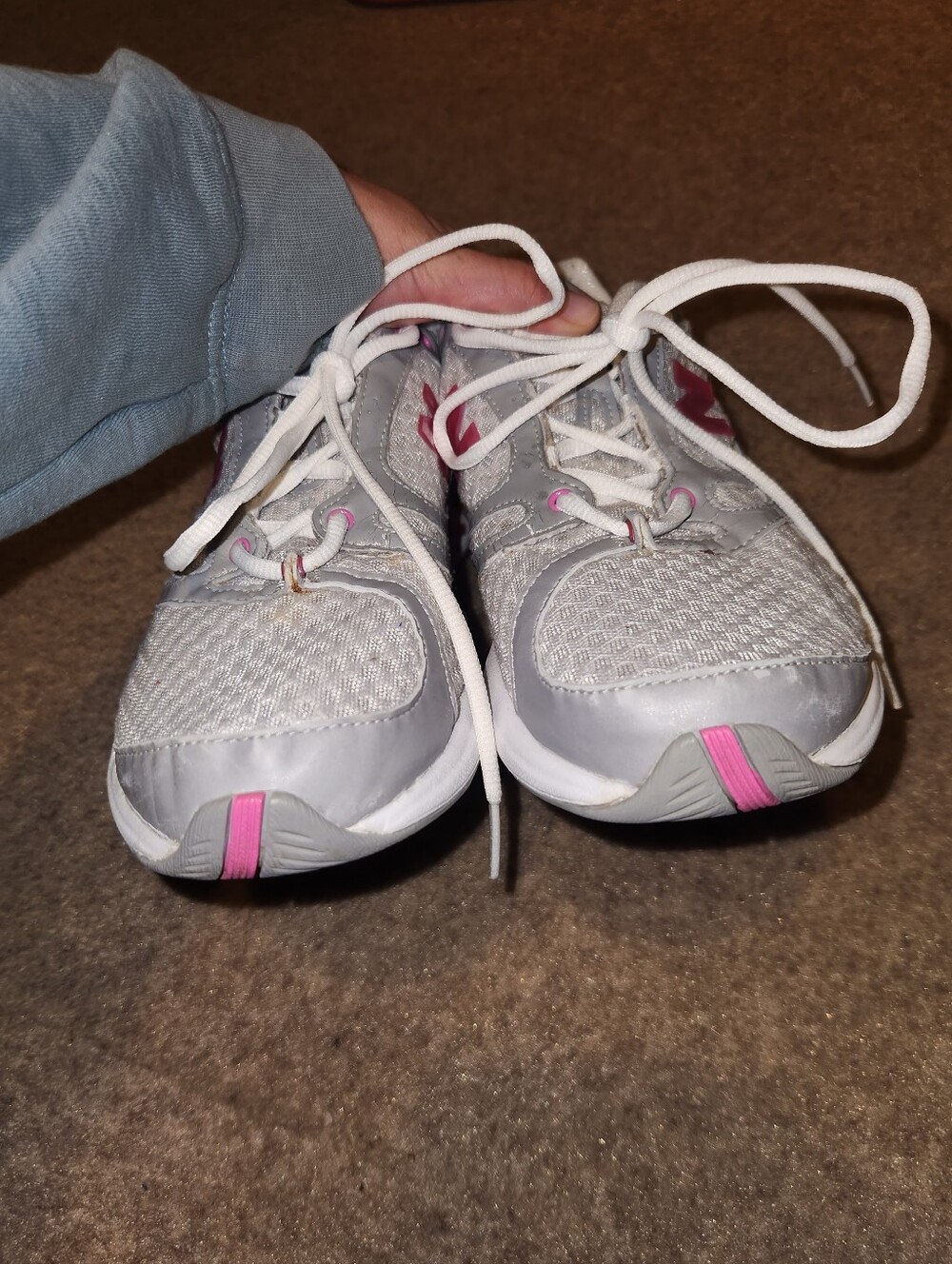 New Balance Toning Wellness Sneakers | White Pink Grey | W9.5 - Picture 3 of 7